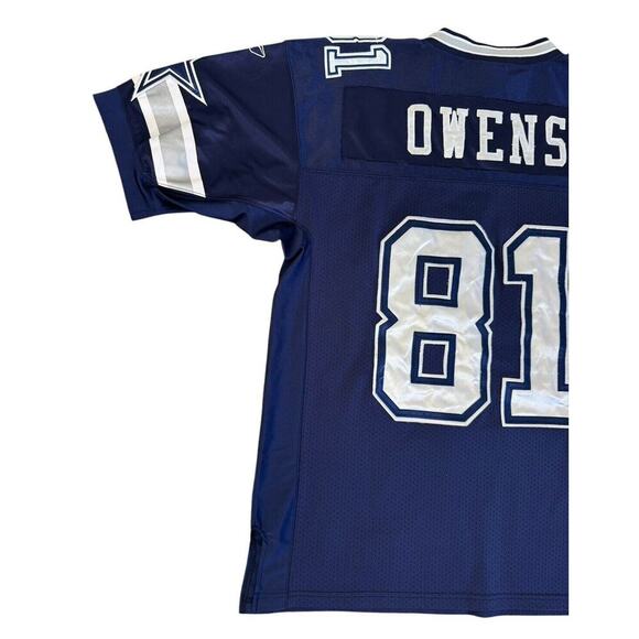 Authentic RBK Terrell Owens 81 Game Issued Dallas Cowboys NFL PLAYERS Jersey 50 - Picture 5 of 11